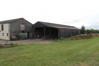 Historic building recording, Farm Buildings, General view from W, Macallan Distillery