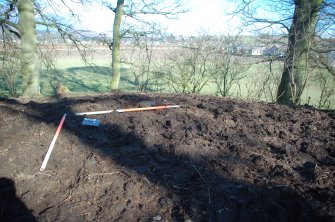 Archaeological Evaluation photograph, Lower Gauls Barrow, Location shot