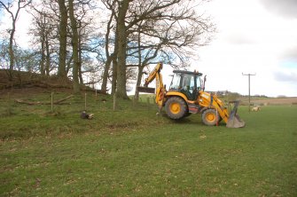 Archaeological Evaluation photograph, Lower Gauls Barrow, Location shot