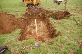 Archaeological Evaluation photograph, Lower Gauls Barrow, Location shot