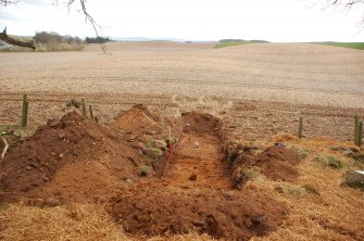 Archaeological Evaluation photograph, Lower Gauls Barrow, Trench 03, post-excavation