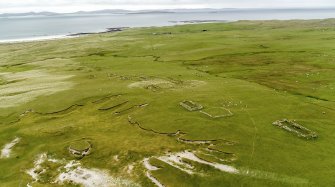 Oblique aerial view