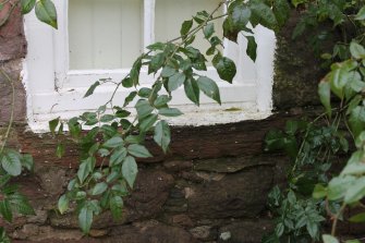 Historic building recording, W elevation, detail of window (14), Angus Folk Museum, Kirk Wynd, Glamis