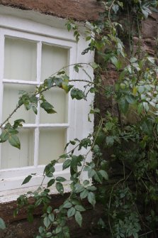 Historic building recording, W elevation, detail of window (14), Angus Folk Museum, Kirk Wynd, Glamis