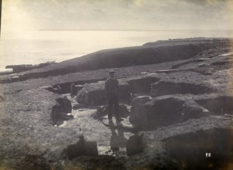 Photograph of Nybster Broch, outside habitation.