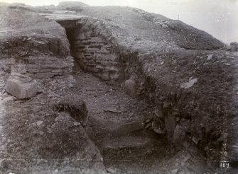Photograph of the entrance to Elsay Broch. 