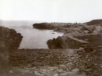 Photograph of seaside at Elsay Broch. 