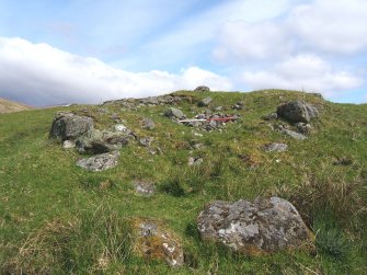 Walkover survey, Site 3, Structure 3 from S, Kenknock Hydro-Electric Scheme, Glen Lyon