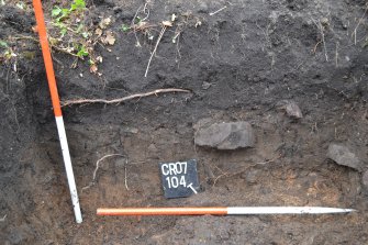 Archaeological evaluation photograph, 17 West Green, Crail