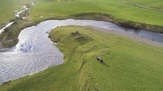 Oblique aerial view