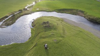 Oblique aerial view