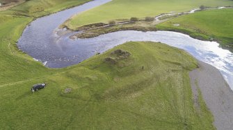 Oblique aerial view