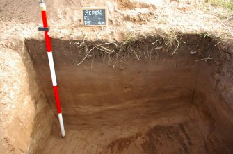 Excavation, Post-excavation test pit 5, Macharioch, Argyll, 2006