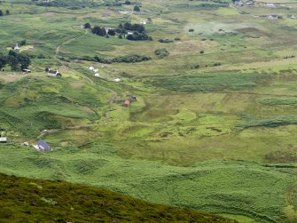 General view of Five Pennies township, looking W. 