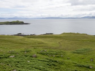 Prehistoric house at Rubh' an Tangaird. View from the NW. 