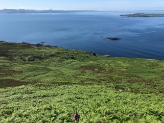 View to the township and dun at Grulin, facing SW. 