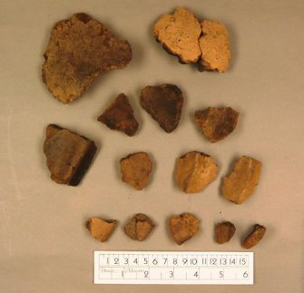 Low resolution jpeg of pottery from excavation.