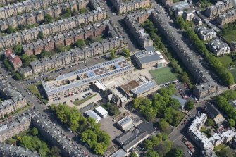 Oblique aerial view.