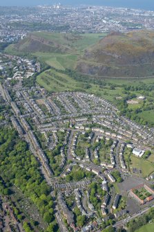 Oblique aerial view.