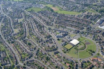 Oblique aerial view.