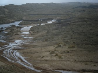 Watching brief, General view of disturbed section of track, Trump International Golf Links