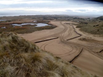 Site visits, View towards N end of DR1 (Job 008) post landscaping, Trump International Golf Links