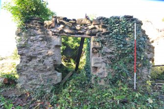 Standing building recording, Entrance door, remains of, Allanbank, Duns, Scottish Borders