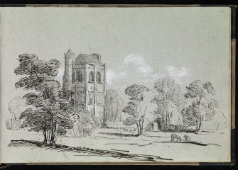 Drawing of Cambuskenneth Abbey 