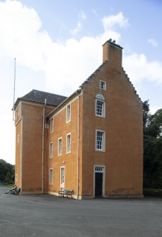 View from east showing Pittencrieff House, Pittencrieff Park, Dunfermline