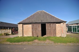 Historic building survey, Turnip Store, Uni11, S-facing elevation, Crunklaw Steading, near Duns, Scottish Borders