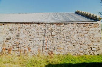 Historic building survey, E Range, exterior W-facing elevation, Crunklaw Steading, near Duns, Scottish Borders