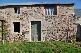 Historic building survey, E Range, W-facing elevation, overlapping shots, Crunklaw Steading, near Duns, Scottish Borders