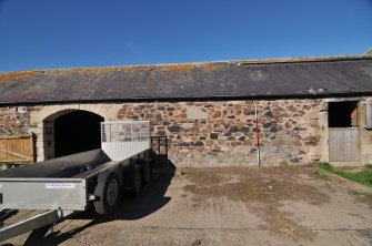 Historic building survey, N-Range, S-facing elevation, fabric detail, Crunklaw Steading, near Duns, Scottish Borders