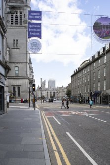 General view looking towards Castle Terrace and Marischal Court, from south west.