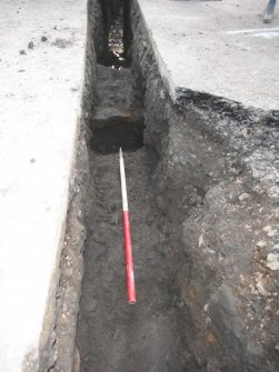 Watching brief, Stone capping (013) of covered drain (020), Lauriston Castle, Edinburgh