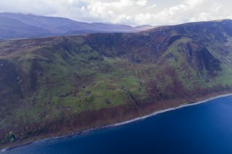 Oblique aerial view