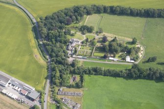 Oblique aerial view