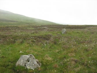 Field survey of planting areas and receptors, SM5518, standing stones, looking towards PDA to SE, from NW, Glen App Wind Farm, South of Ballantrae, South Ayrsh