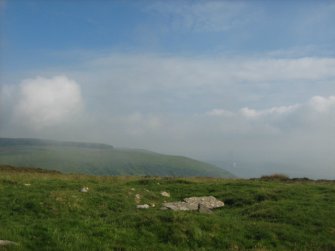 Field survey of planting areas and receptors, SM5520, Barbluie Cairn, looking towards S, from N, wider angle shot, Glen App Wind Farm, South of Ballantrae, South Ayrsh