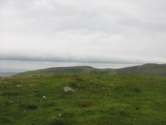 Field survey of planting areas and receptors, SM5477 site 24, looking NNW, from SSE, Glen App Wind Farm, South of Ballantrae, South Ayrsh