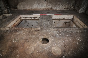 Standing building recording, Fourth floor, rectangular and circular openings, Path Brae, Kirkliston