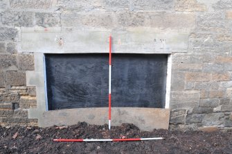 Standing building recording, External S wall, fenestration detail, Path Brae, Kirkliston