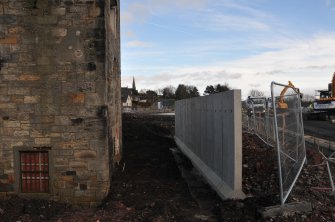 Standing building recording, External SW corner, Path Brae, Kirkliston