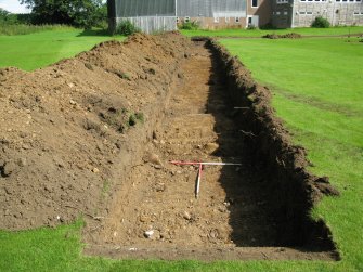 Archaeological evaluation, Trench 5 general shot, Merchiston Castle School, 294 Colinton Road, Edinburgh