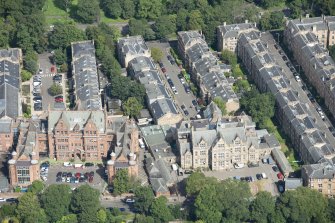 Oblique aerial view.