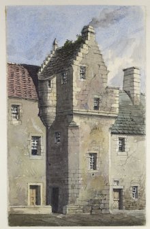 Perspective view of Kellie Lodge, Pittenweem inscribed 'Fife W L'.