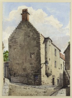 Perspective view of Guthrie's House, 11 Cards Wynd, Anstruther Easter.