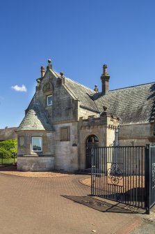 General view of Cairndhu lodge house from south west.