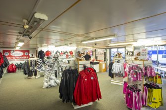 Interior. General view of Sports Shop.