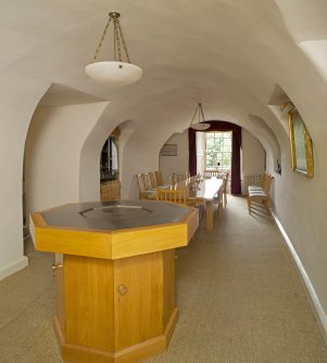 Interior view showing Dining Room on ground floor, Brechin Castle.